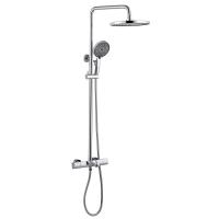 Душевая стойка ABBER Thermostat AF8516L с термостатом и изливом, хром