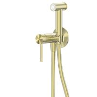 Смеситель ABBER Wasser Kreis 316 AF8125BG с гигиеническим душем, брашированное светлое золото