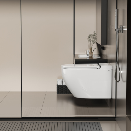 Унитаз ABBER Bequem AC1126P подвесной белый с импульсным смывом