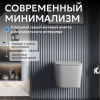 Унитаз ABBER Rechteck AC1201MG подвесной серый матовый, безободковый