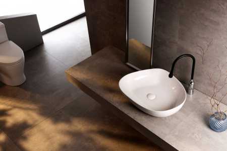 Раковина накладная ABBER Bequem AC2124 белая