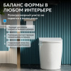 Унитаз ABBER Bequem AC1114P приставной белый с импульсным смывом