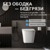 Унитаз ABBER Rechteck AC1202P подвесной белый с импульсным смывом